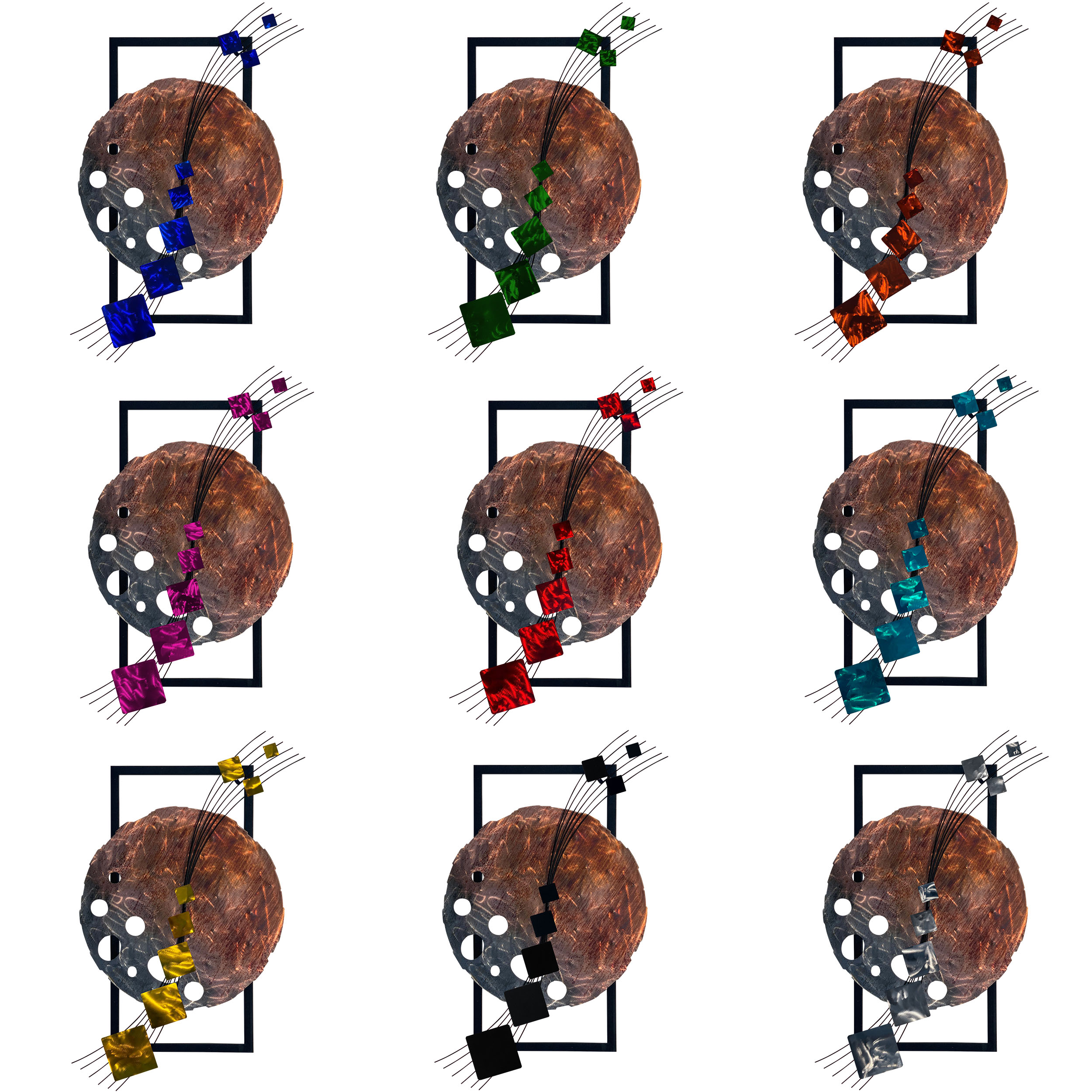 Dark Side of the Moon Metal Decor