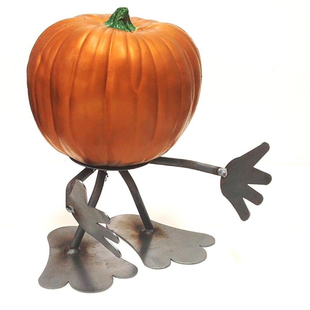 Pun'kin Head Metal Decor