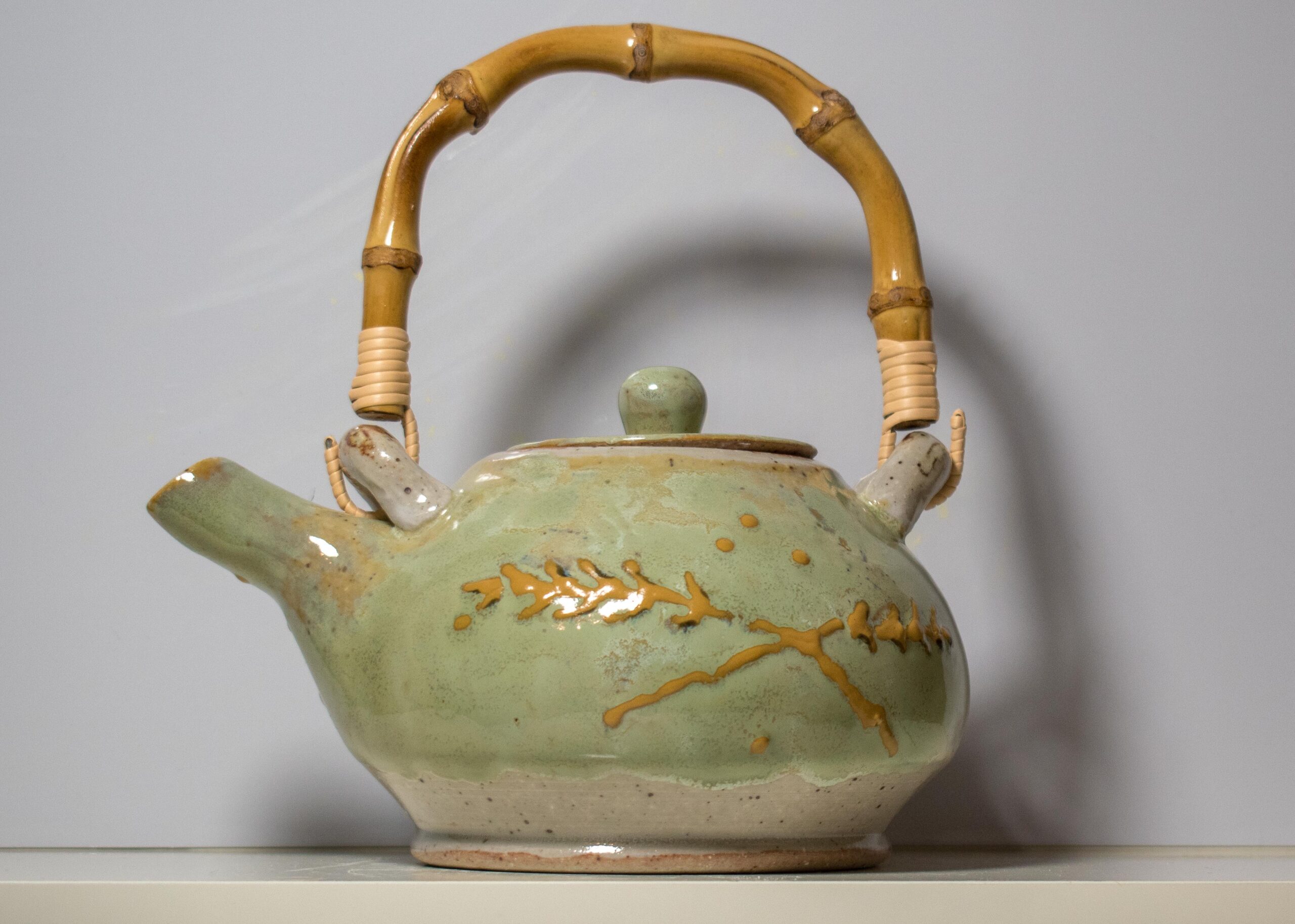 Wheat Motif Teapot